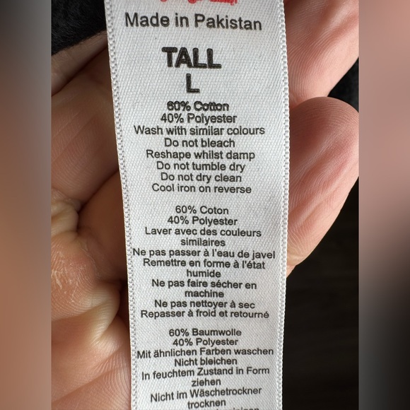 BoohooMAN Fleece Lined Black Zippered Hoodie - Picture 7 of 13